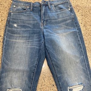 Madewell, High Rise Slim Boyfriend, size 28